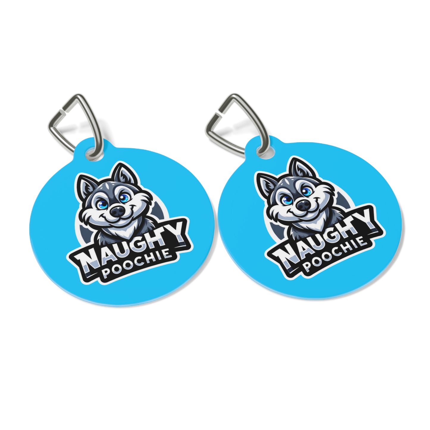 Pet Tag for Naughty Husky