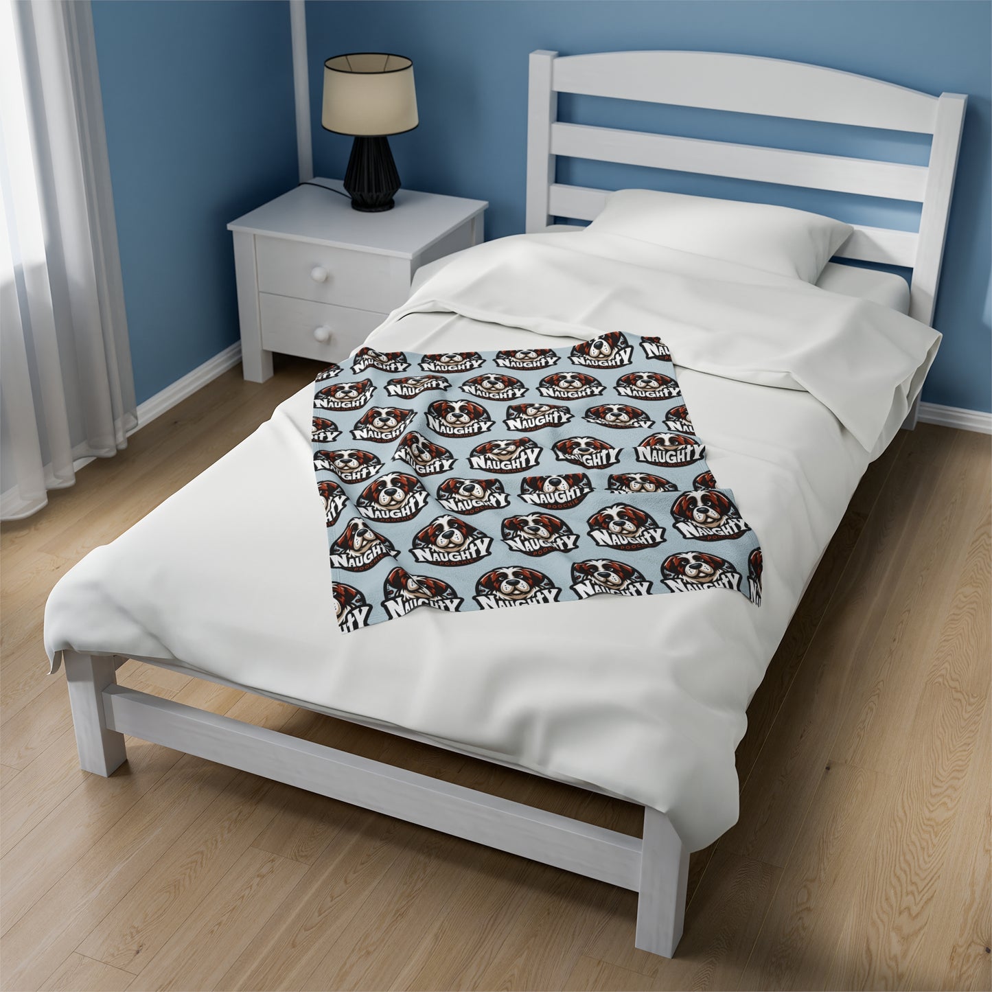 Velveteen Plush Blanket - St. Bernard