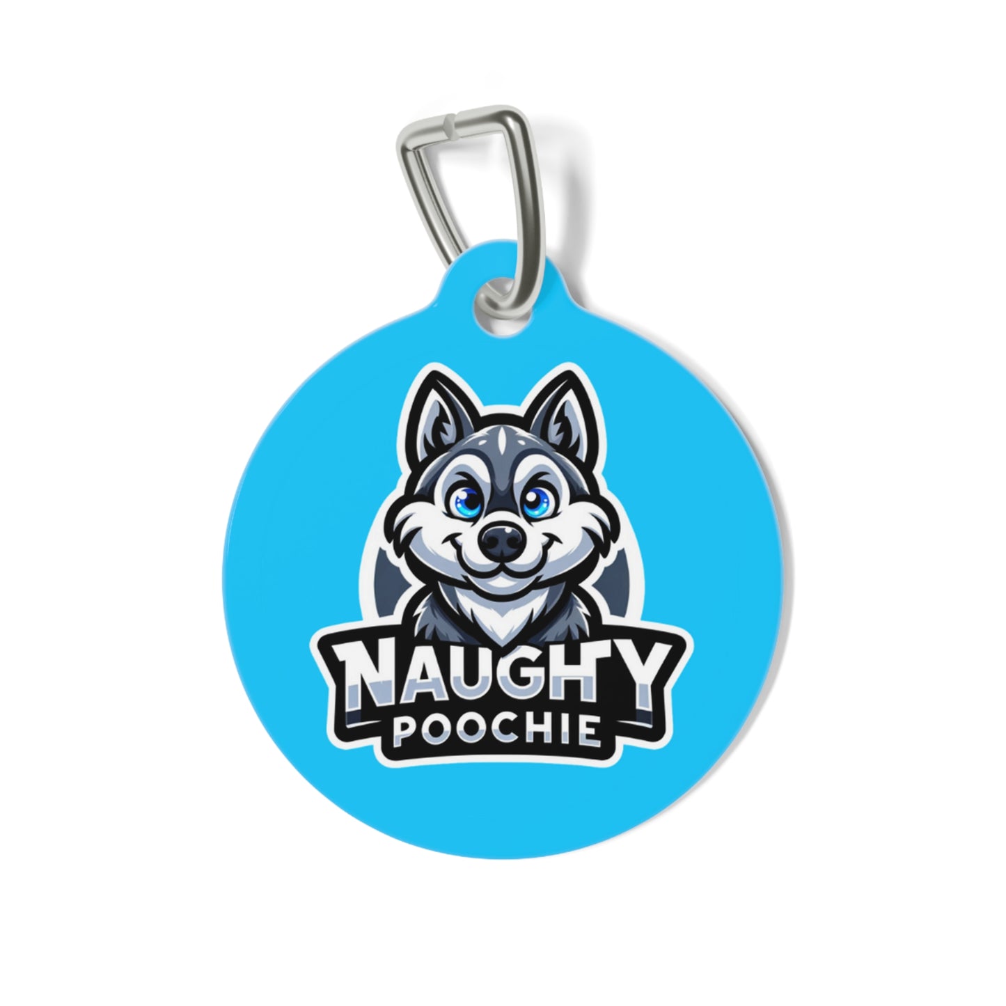 Pet Tag for Naughty Husky