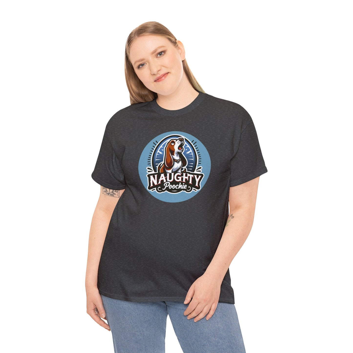T-Shirt - Naughty Basset Hound