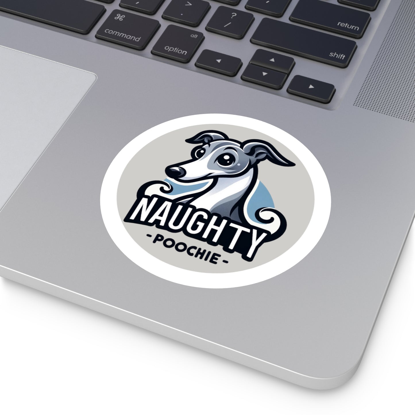 Round Vinyl Stickers - Italian Shepherd