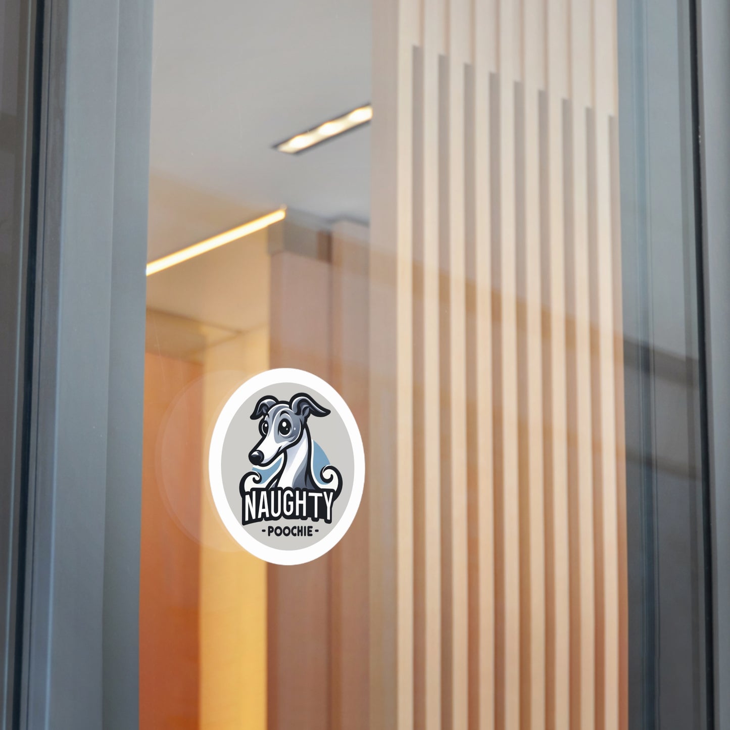 Round Vinyl Stickers - Italian Shepherd