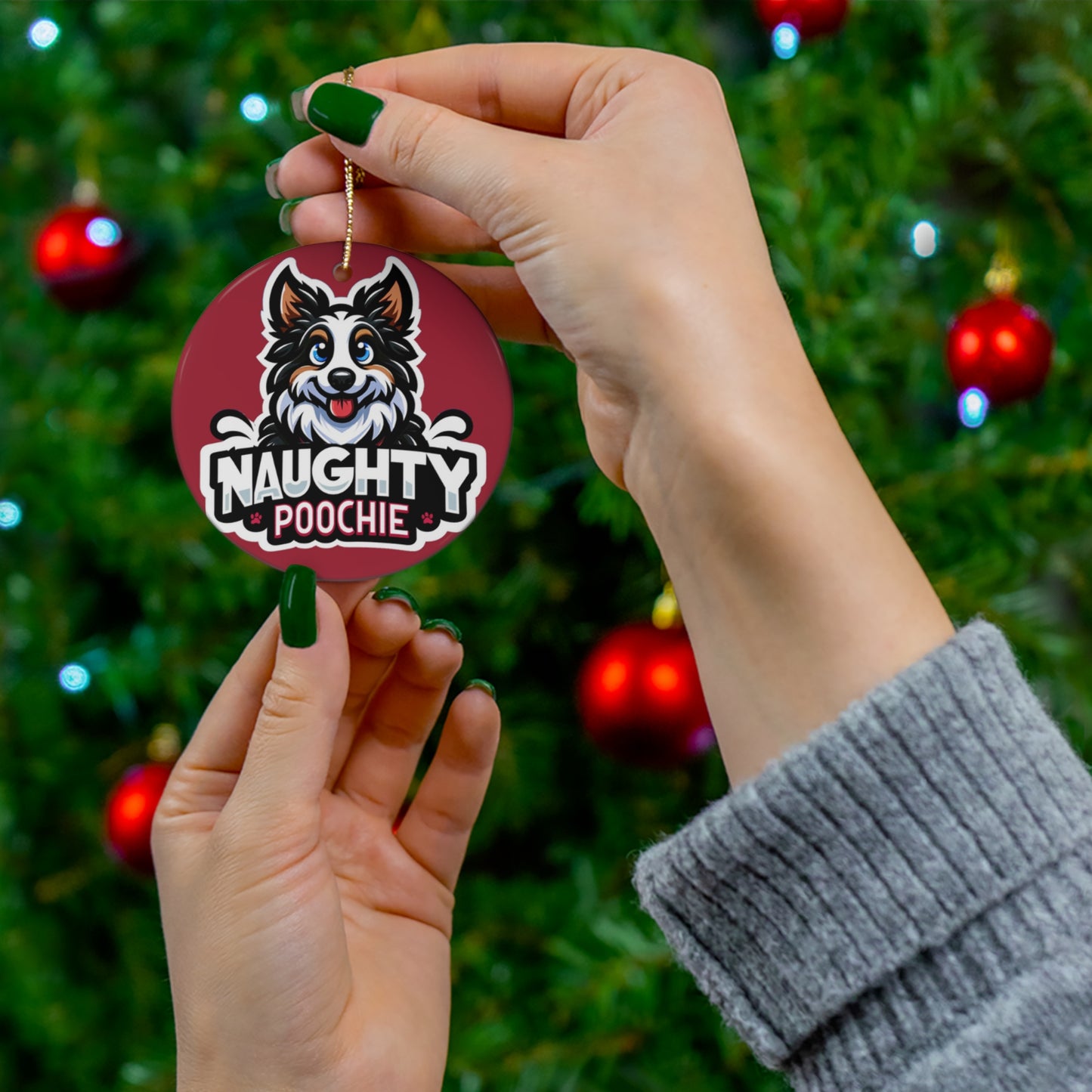 Ceramic Ornament - Border Collie