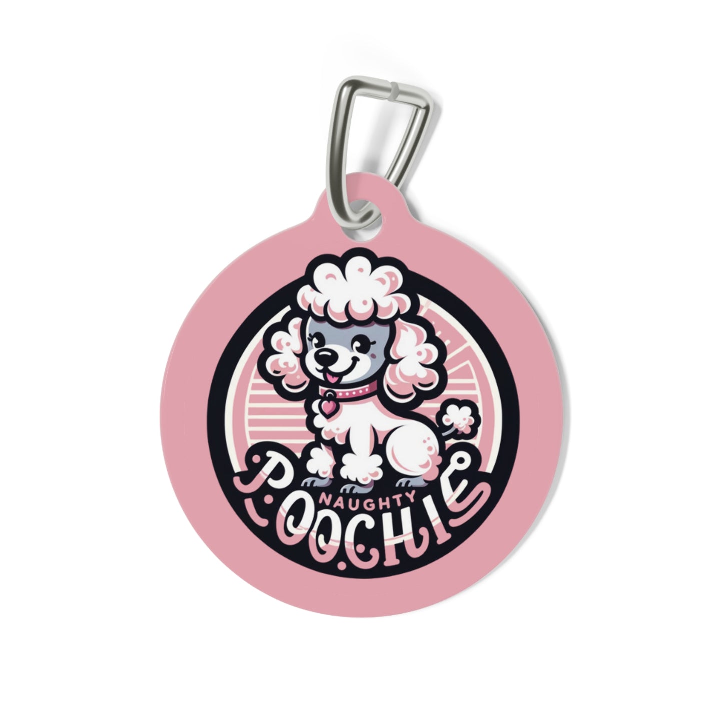 Pet Tag for Naughty Poodle