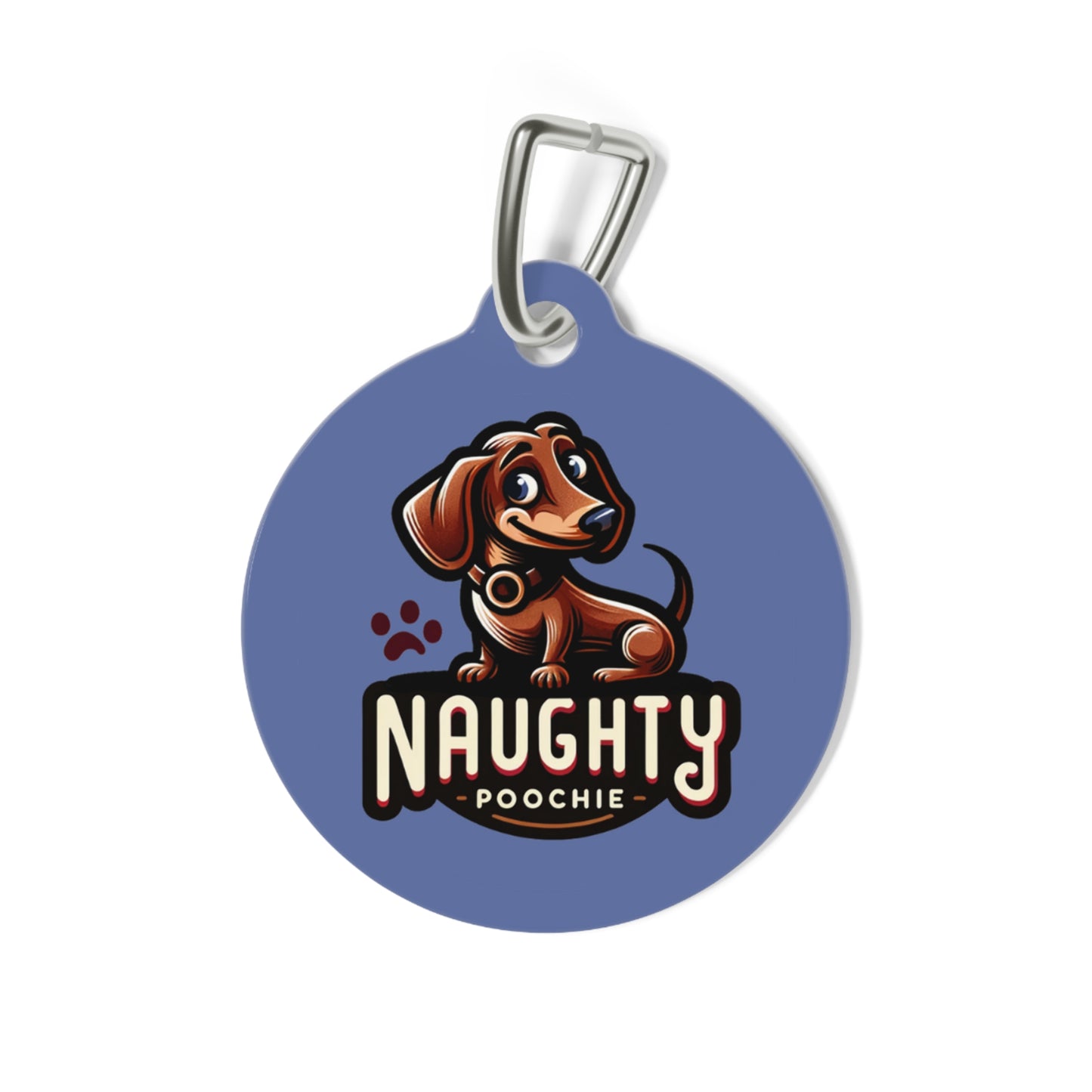 Pet Tag for Naughty Dachshund