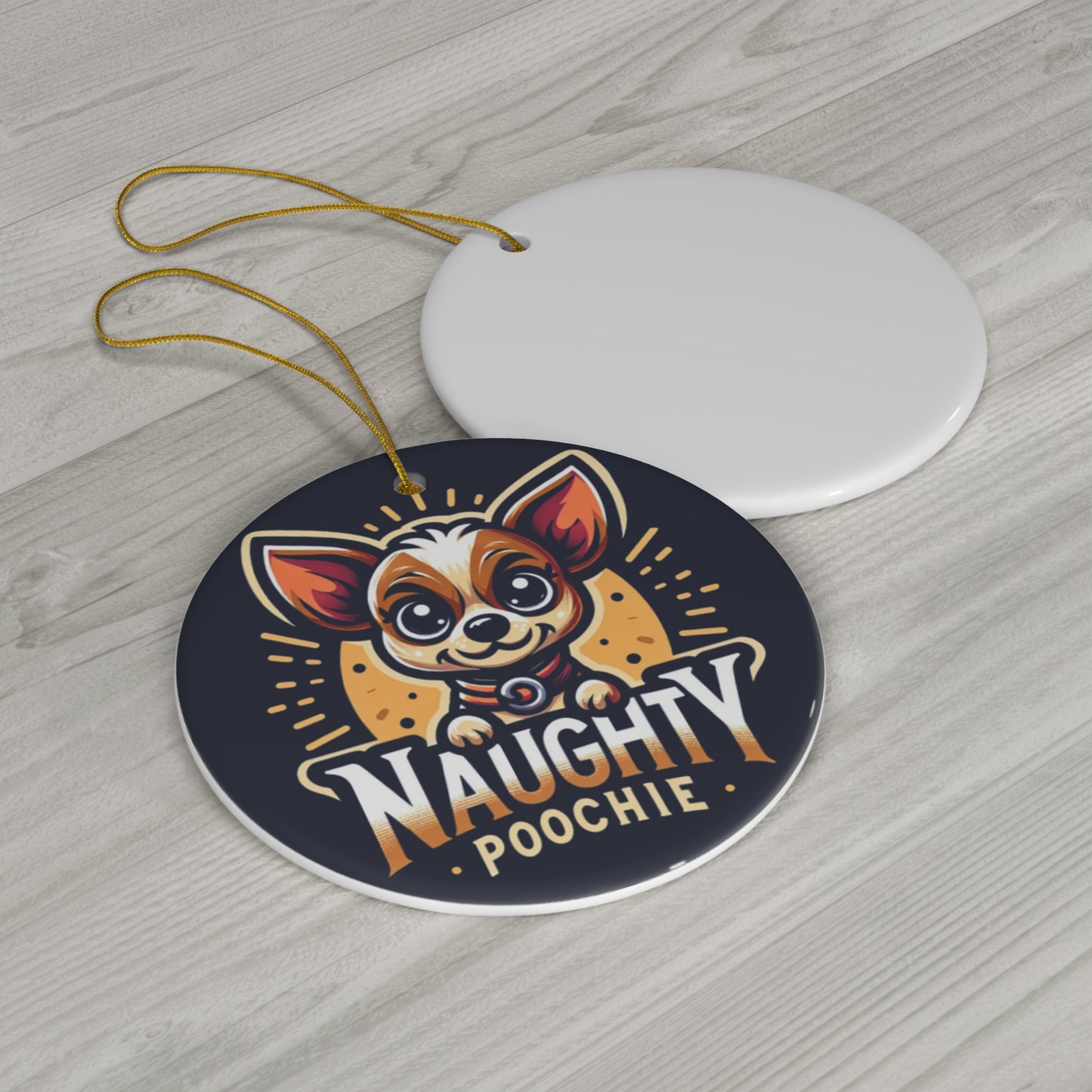 Ceramic Ornament - Naughty Chihuahua