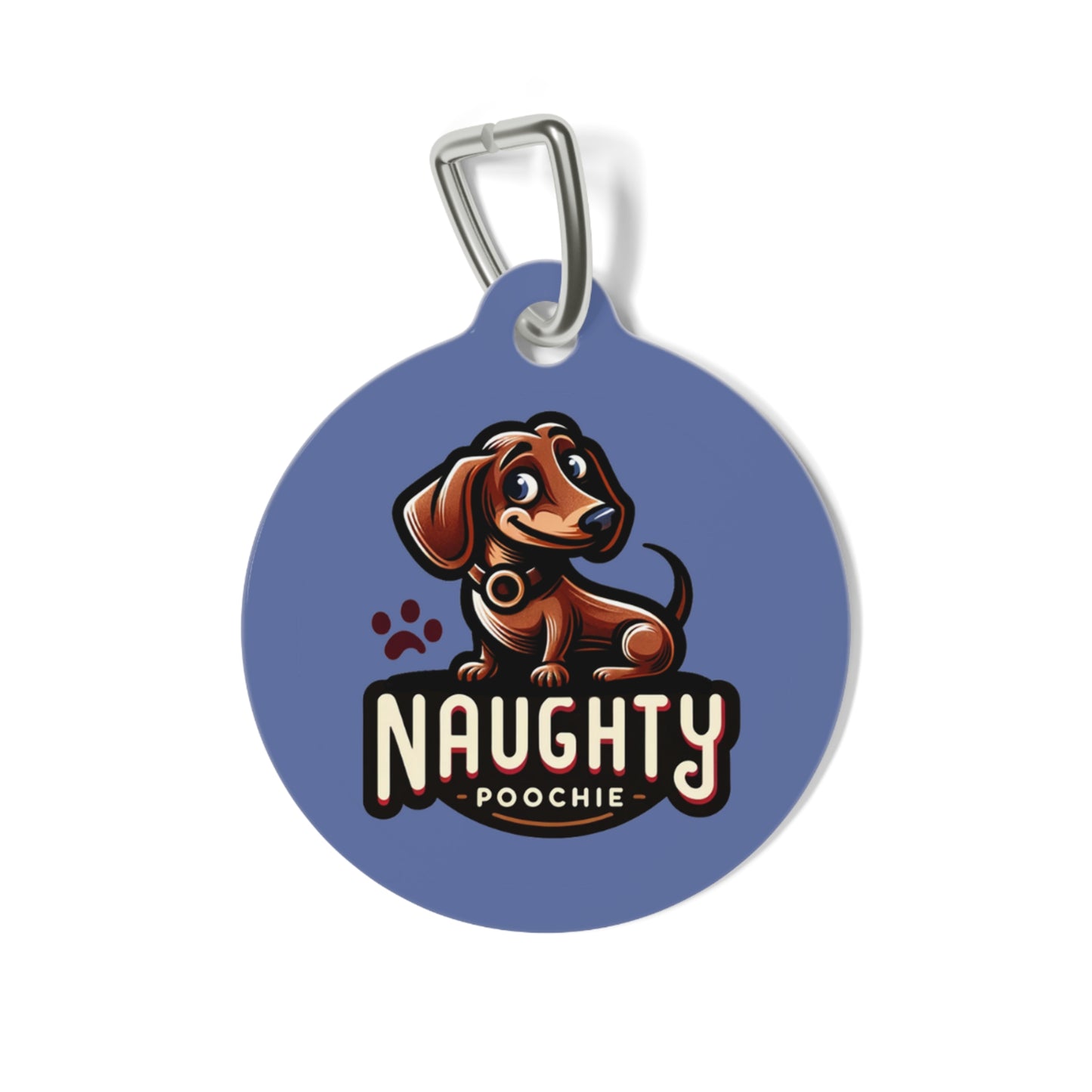 Pet Tag for Naughty Dachshund
