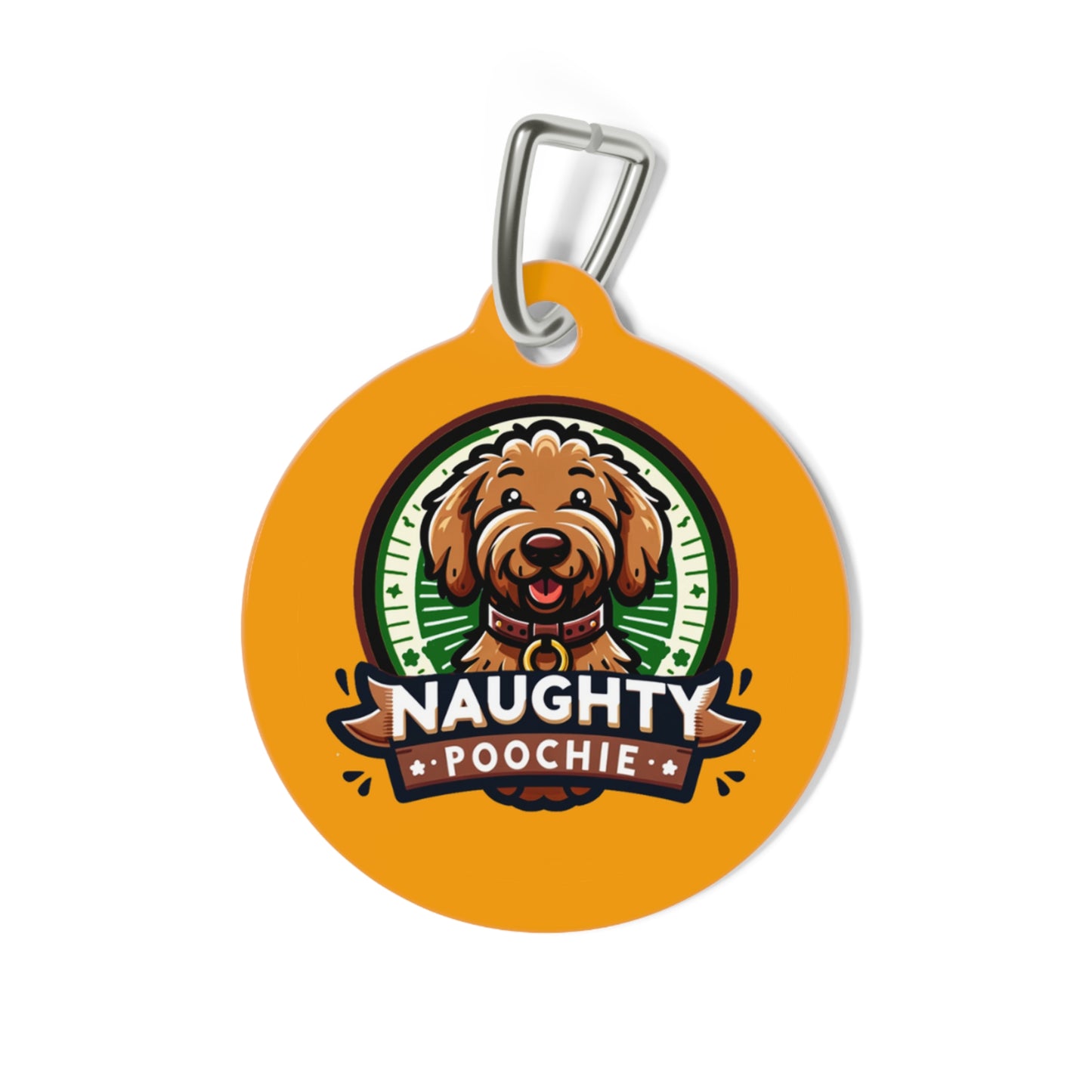 Pet Tag for Naughty Golden Doodle