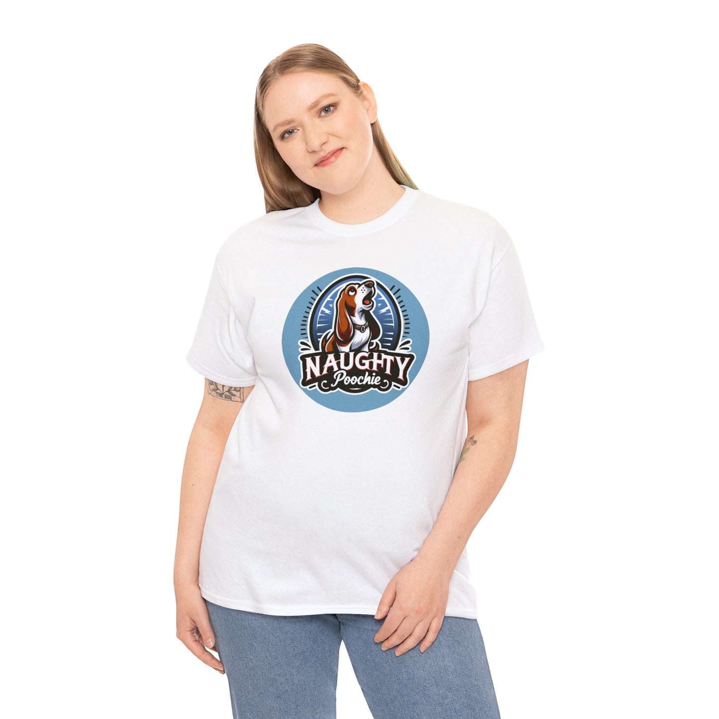 T-Shirt - Naughty Basset Hound