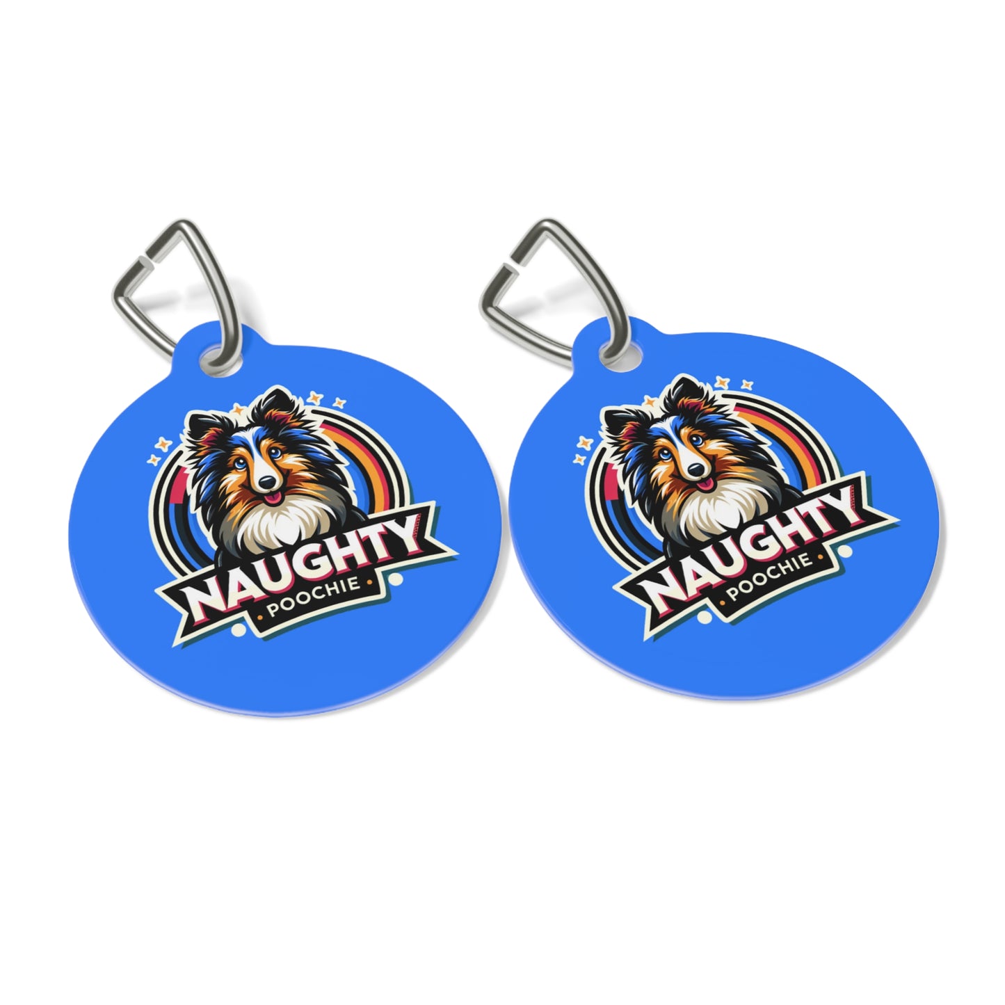 Pet Tag for Naughty Sheltie