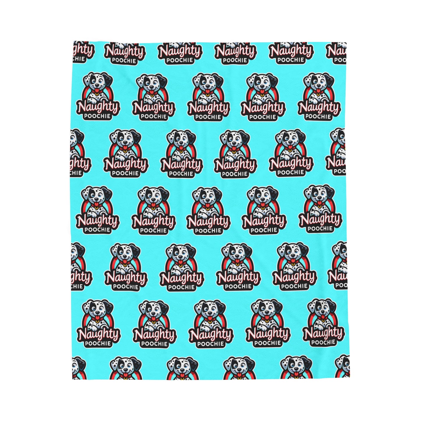 Velveteen Plush Blanket - Naughty Dalmation