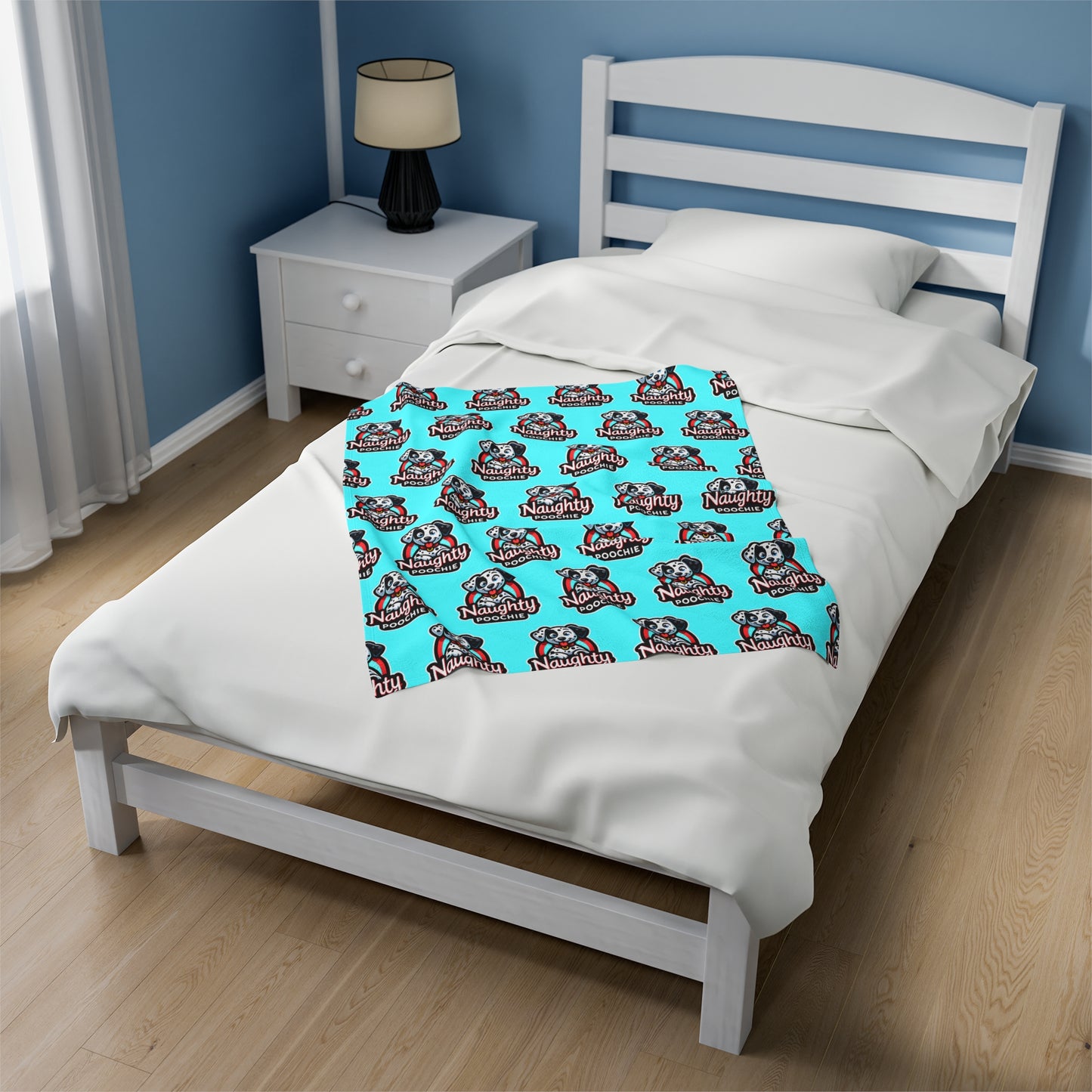 Velveteen Plush Blanket - Naughty Dalmation