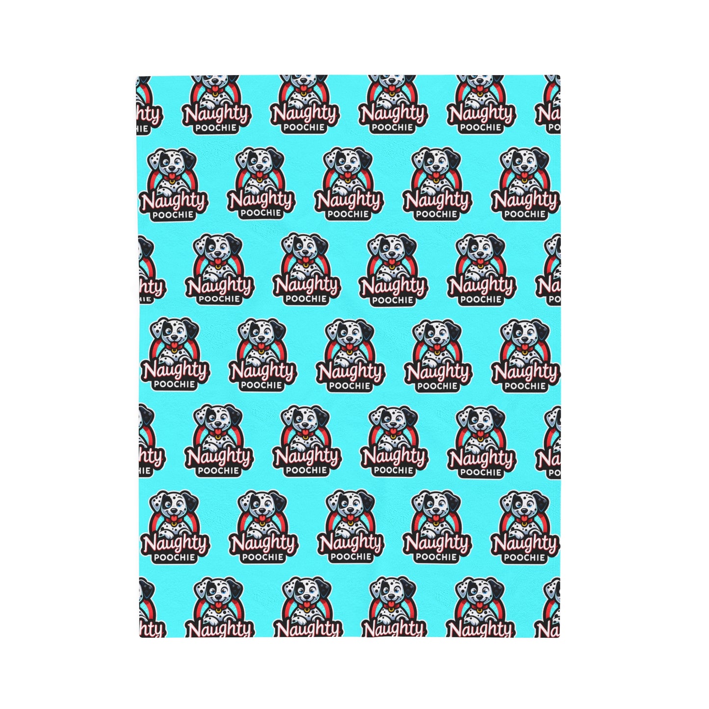 Velveteen Plush Blanket - Naughty Dalmation