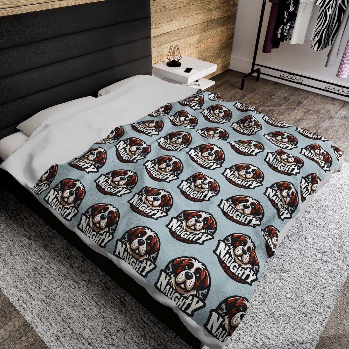 Velveteen Plush Blanket - St. Bernard