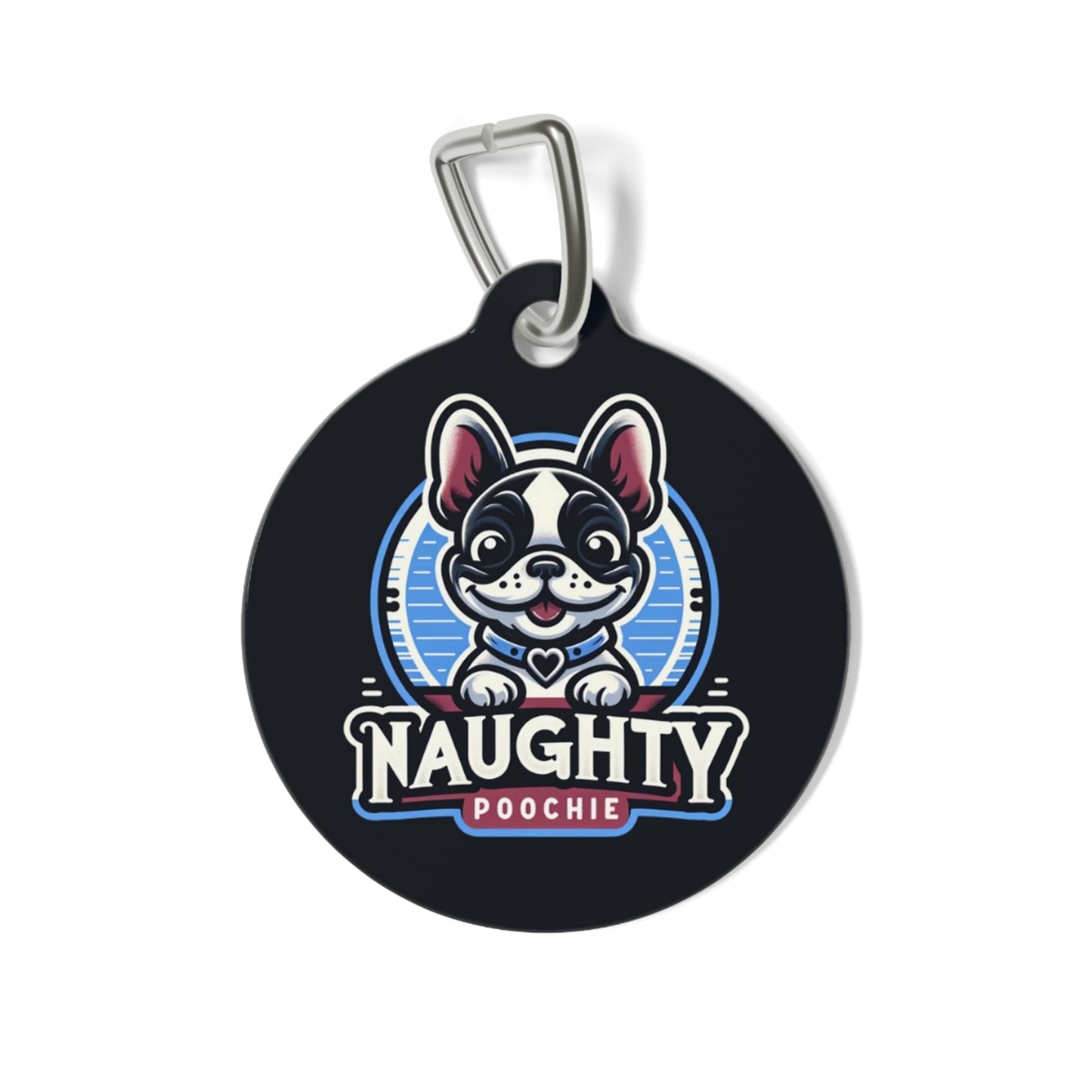Pet Tag for Naughty French Bulldog