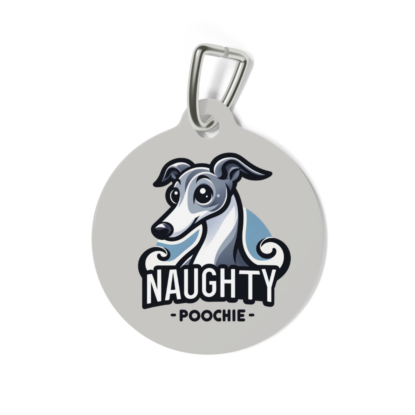 Pet Tag for Naughty Italian Greyhound