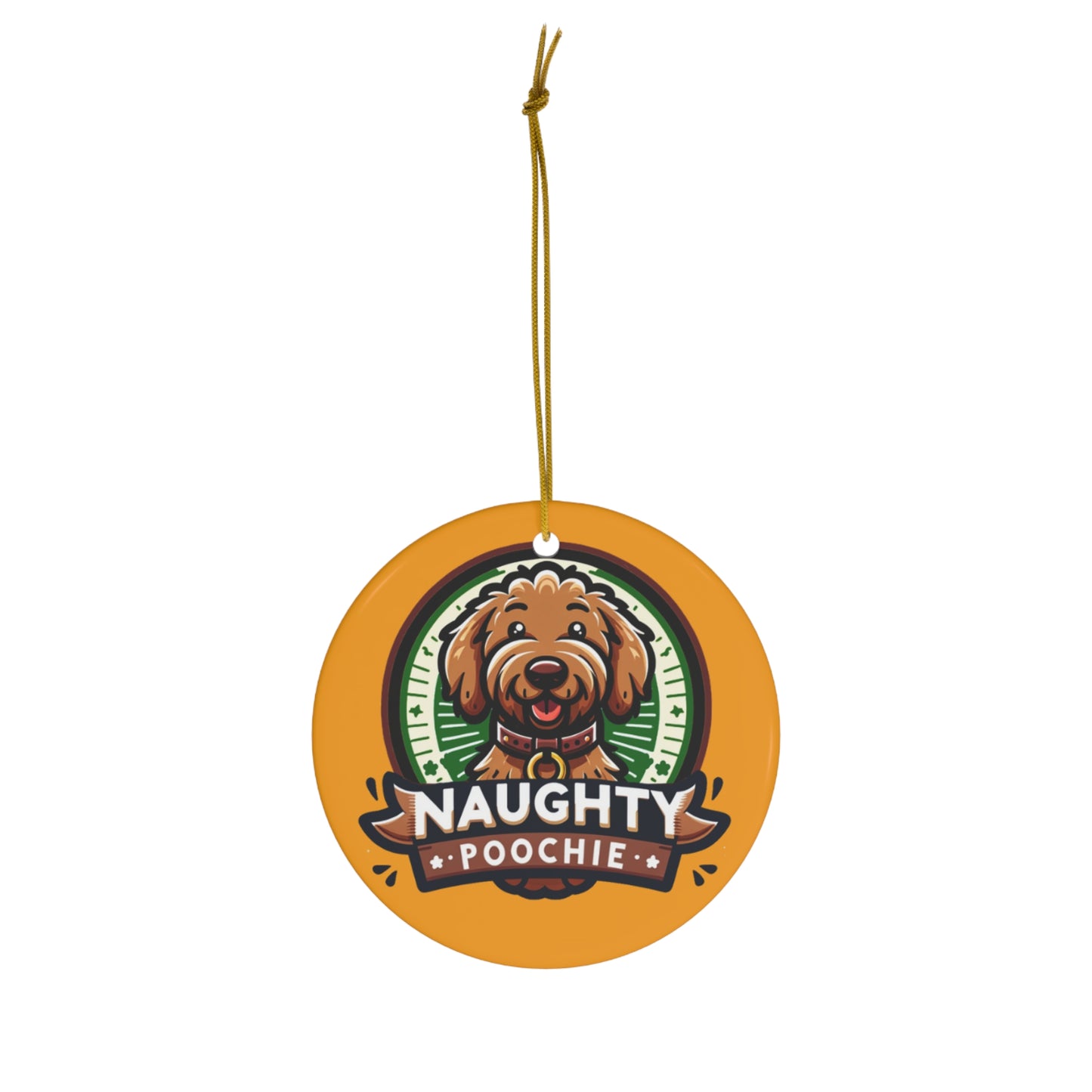 Ceramic Ornament - Golden Doodle