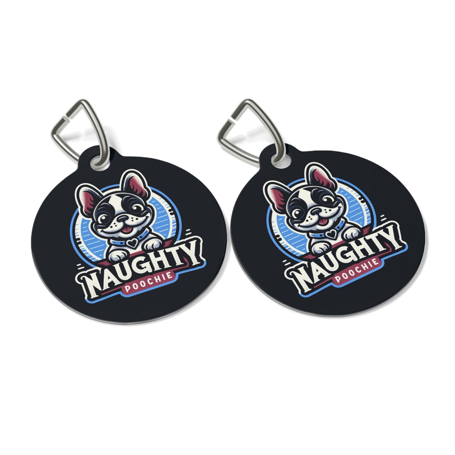 Pet Tag for Naughty French Bulldog