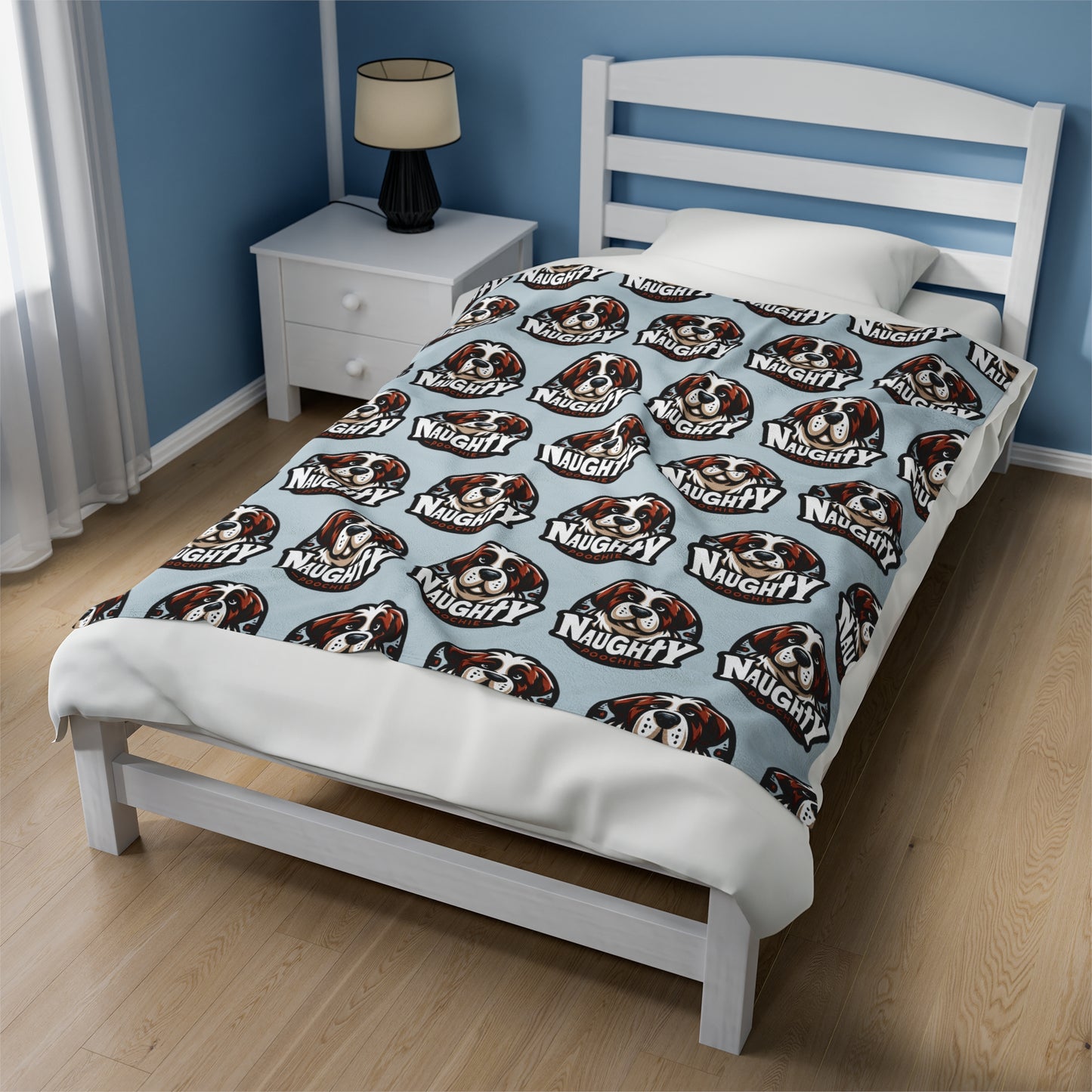 Velveteen Plush Blanket - St. Bernard