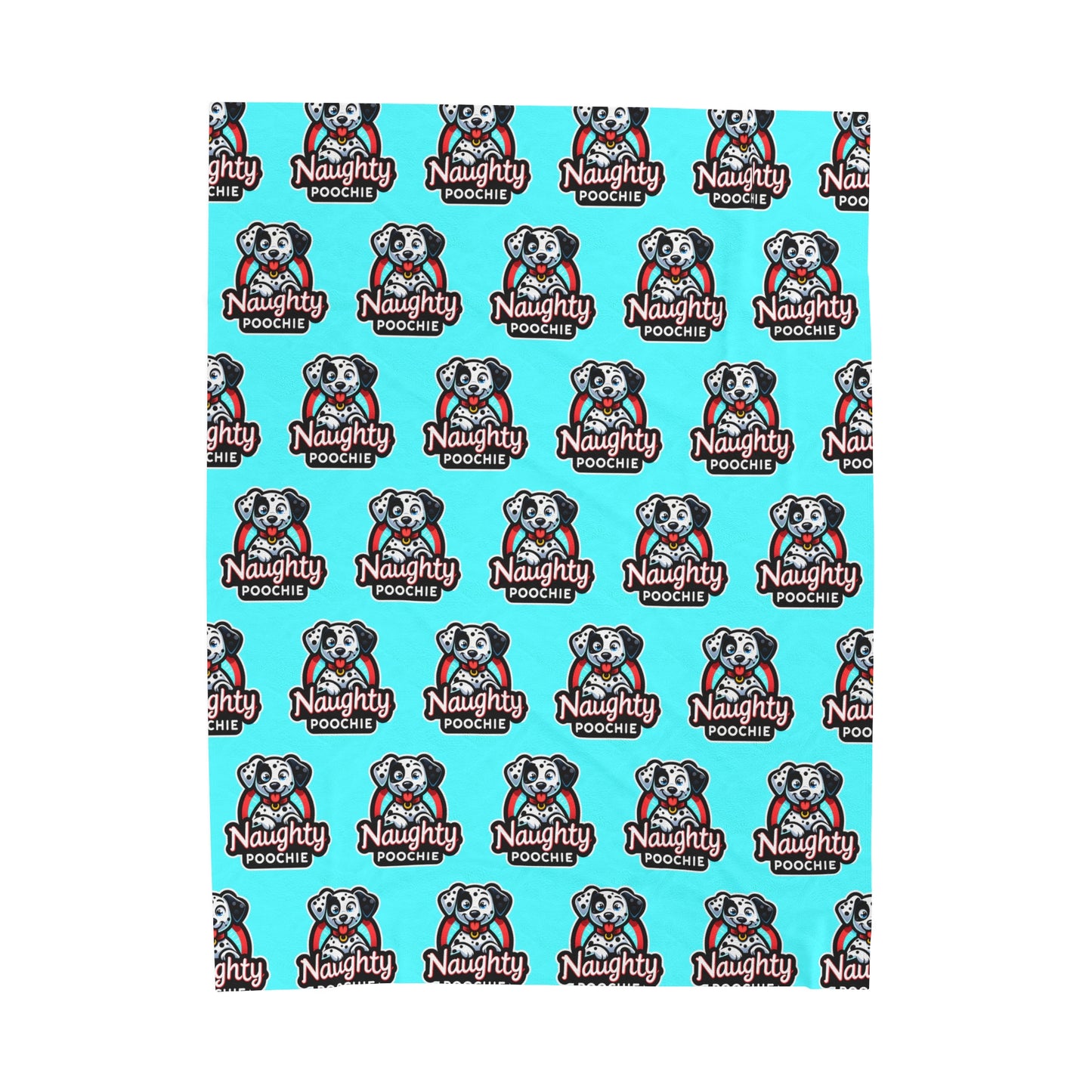Velveteen Plush Blanket - Naughty Dalmation