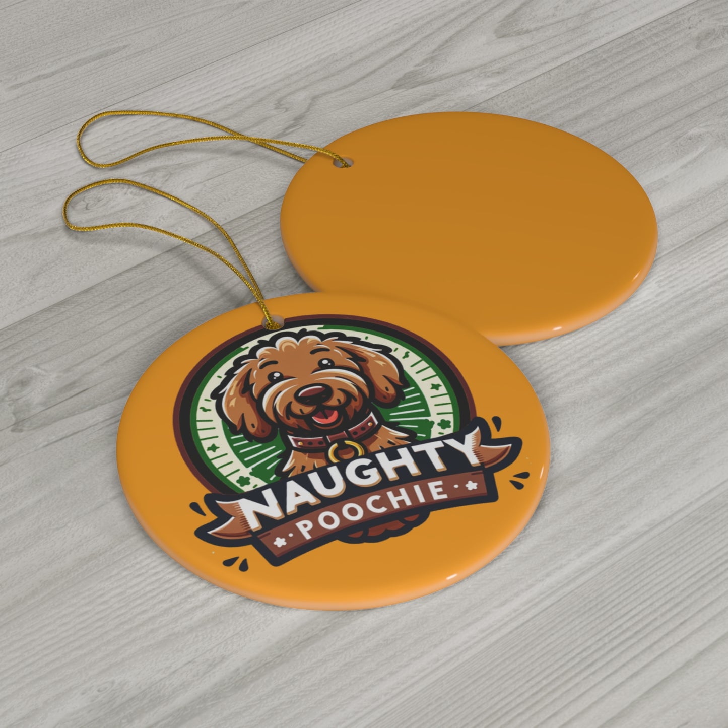 Ceramic Ornament - Golden Doodle