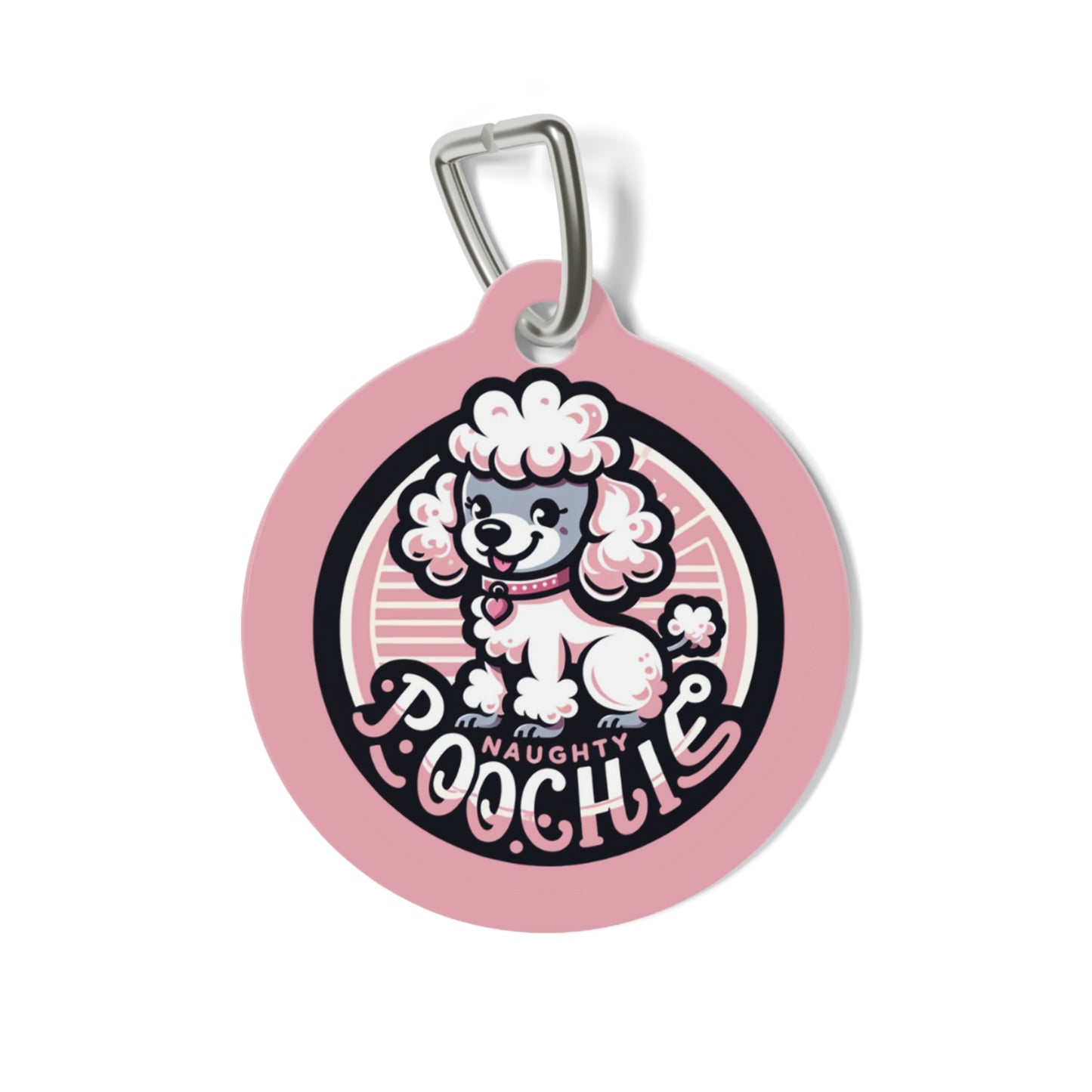Pet Tag for Naughty Poodle