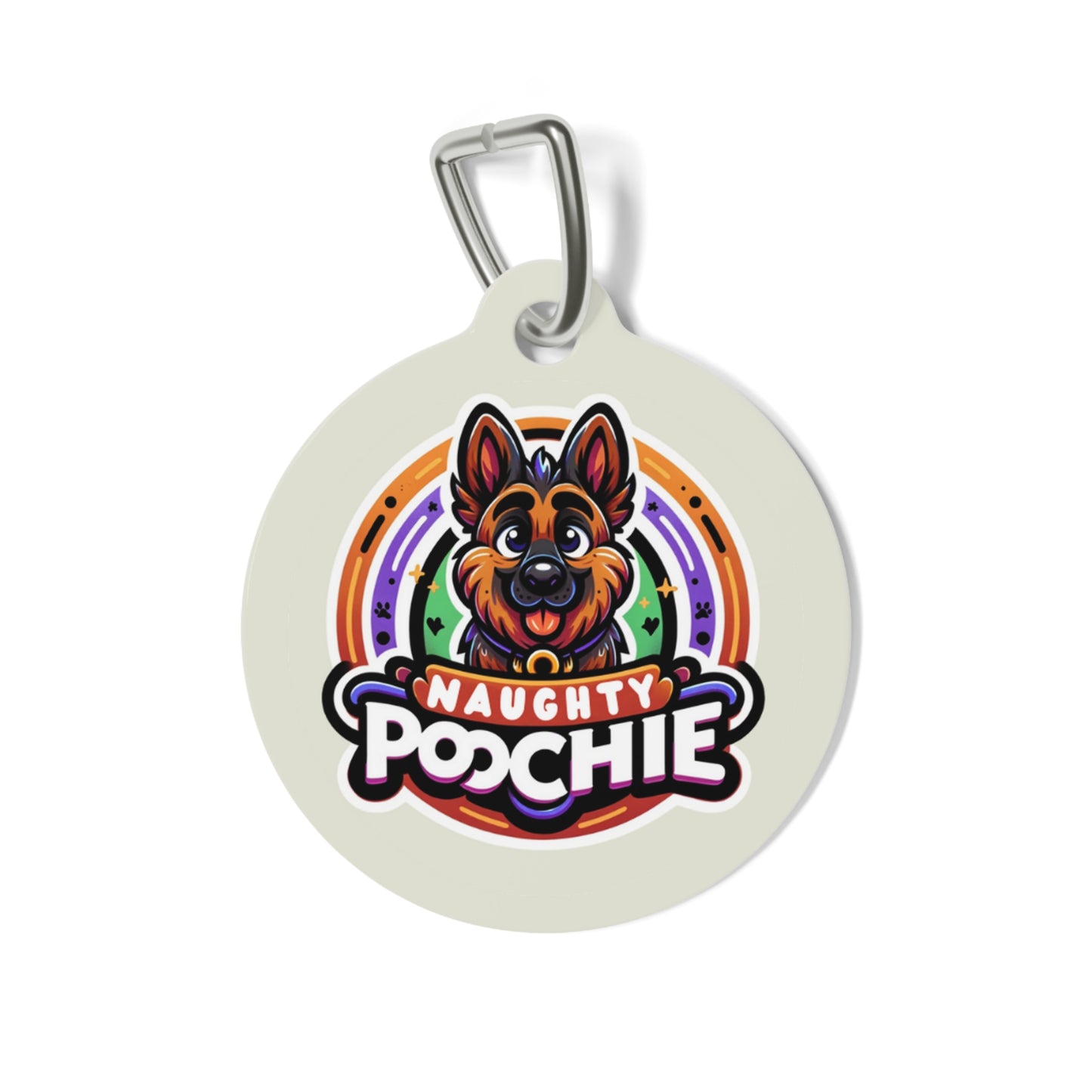 Pet Tag for Naughty German Shepherd