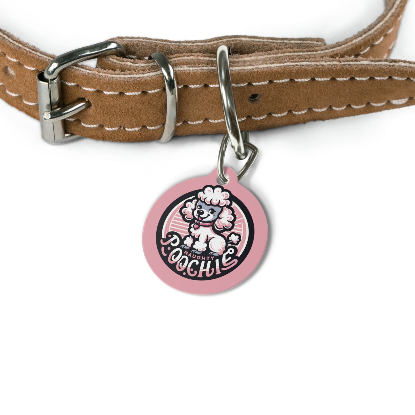 Pet Tag for Naughty Poodle