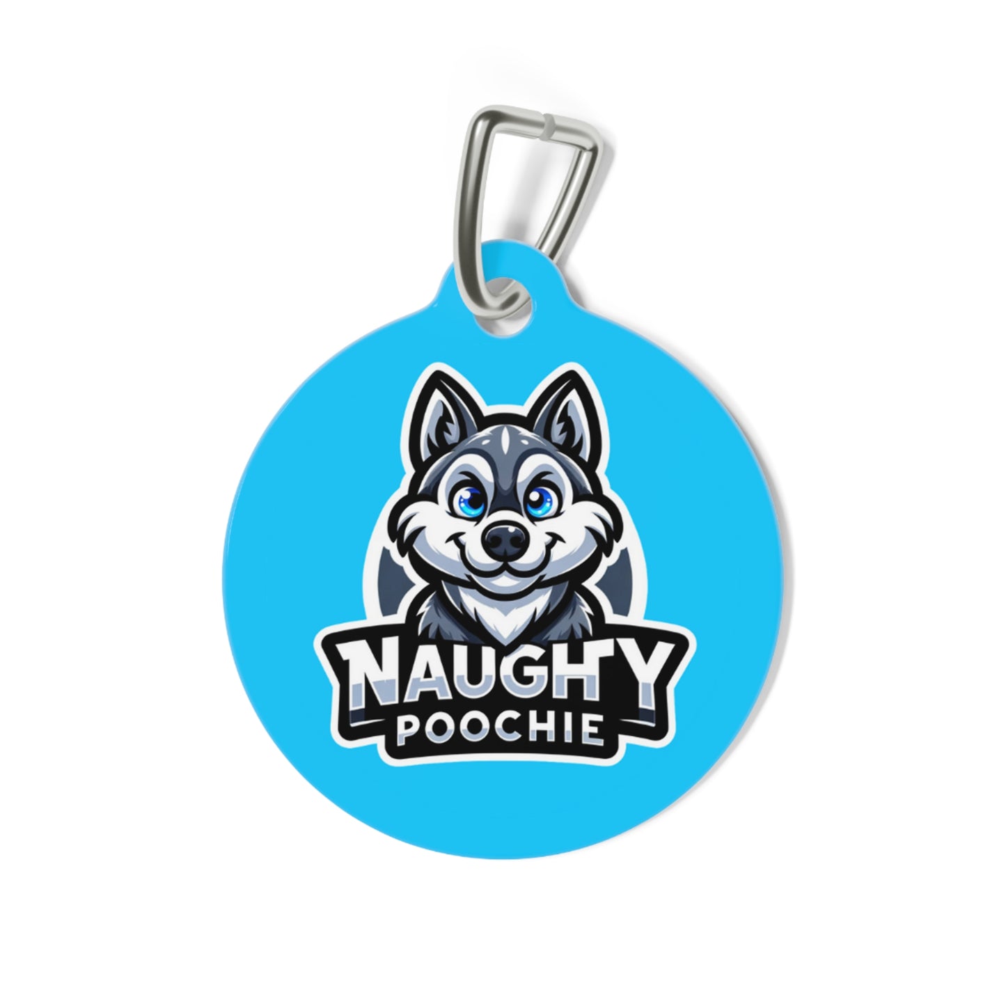 Pet Tag for Naughty Husky