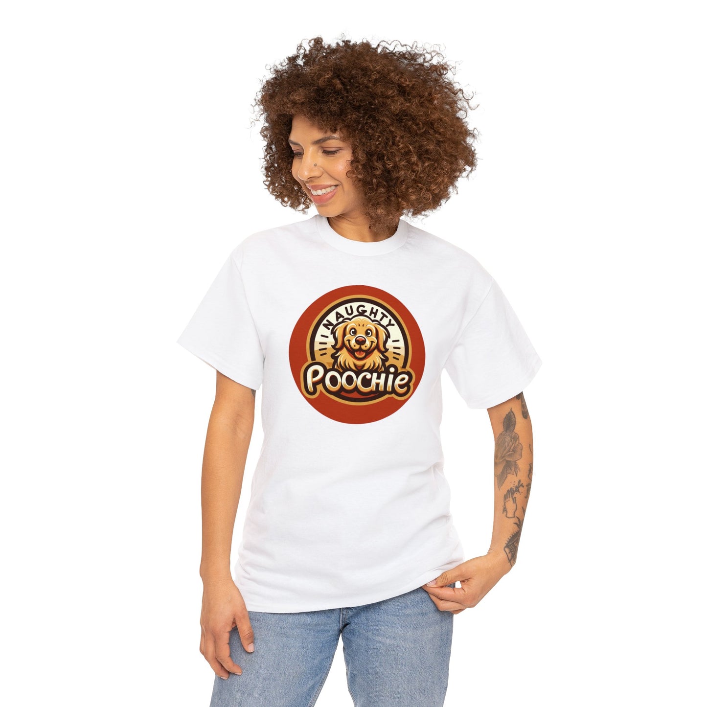 T-Shirt - Naughty Golden Retriever