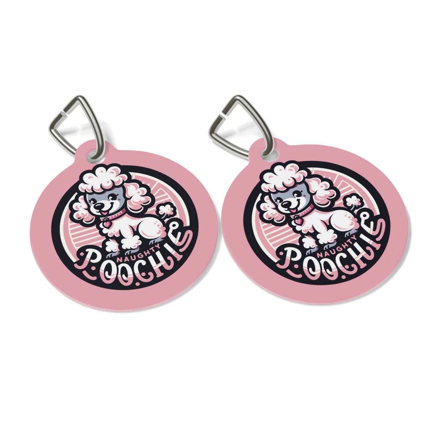 Pet Tag for Naughty Poodle