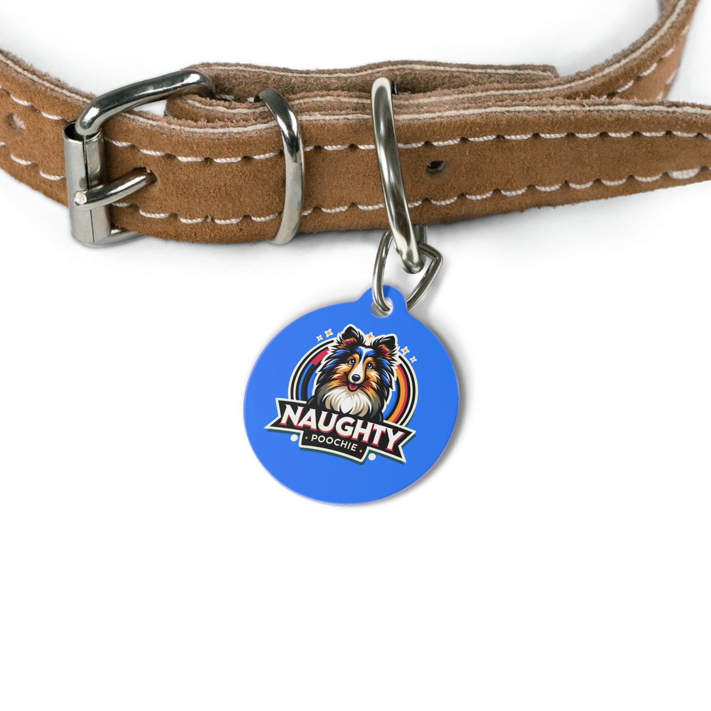 Pet Tag for Naughty Sheltie