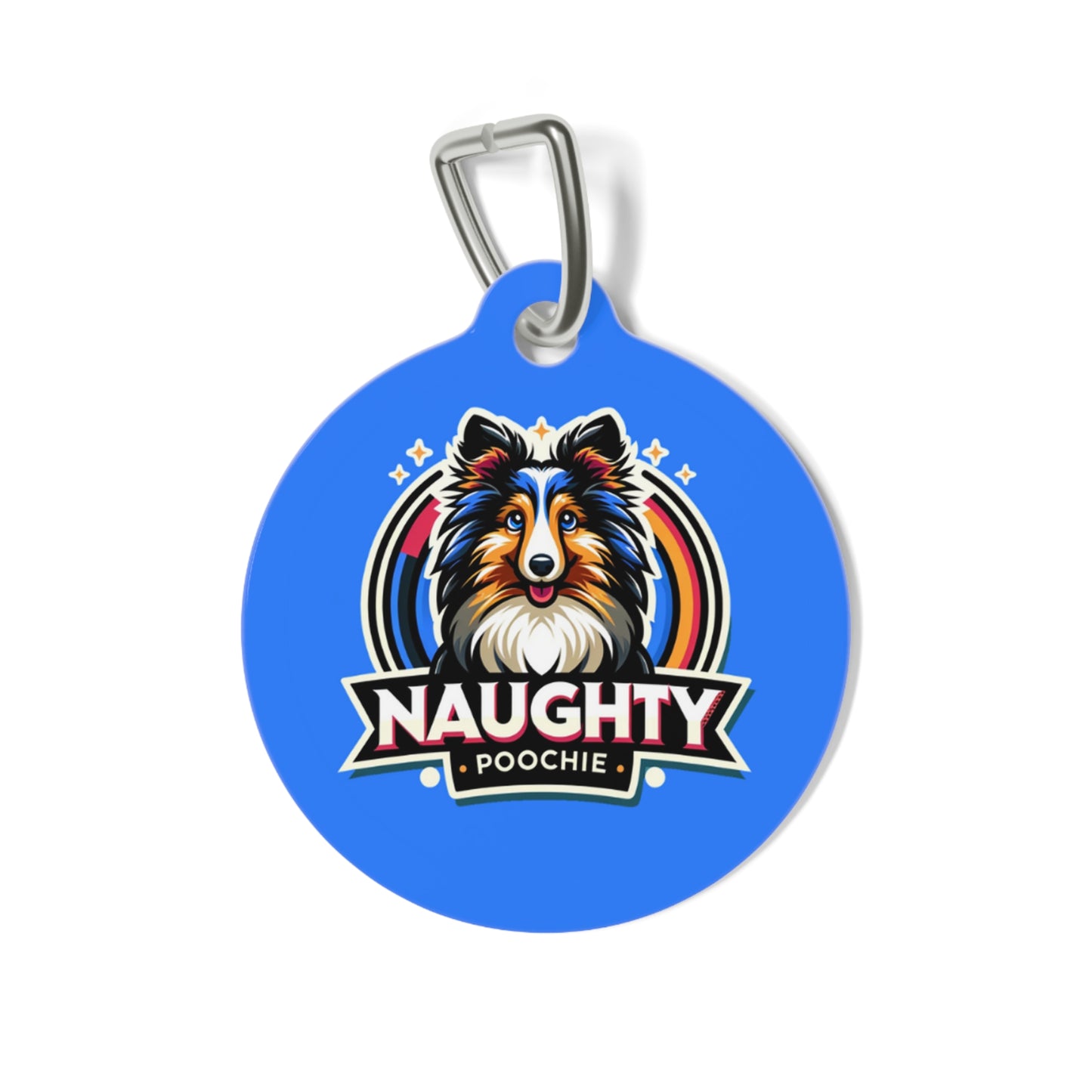 Pet Tag for Naughty Sheltie