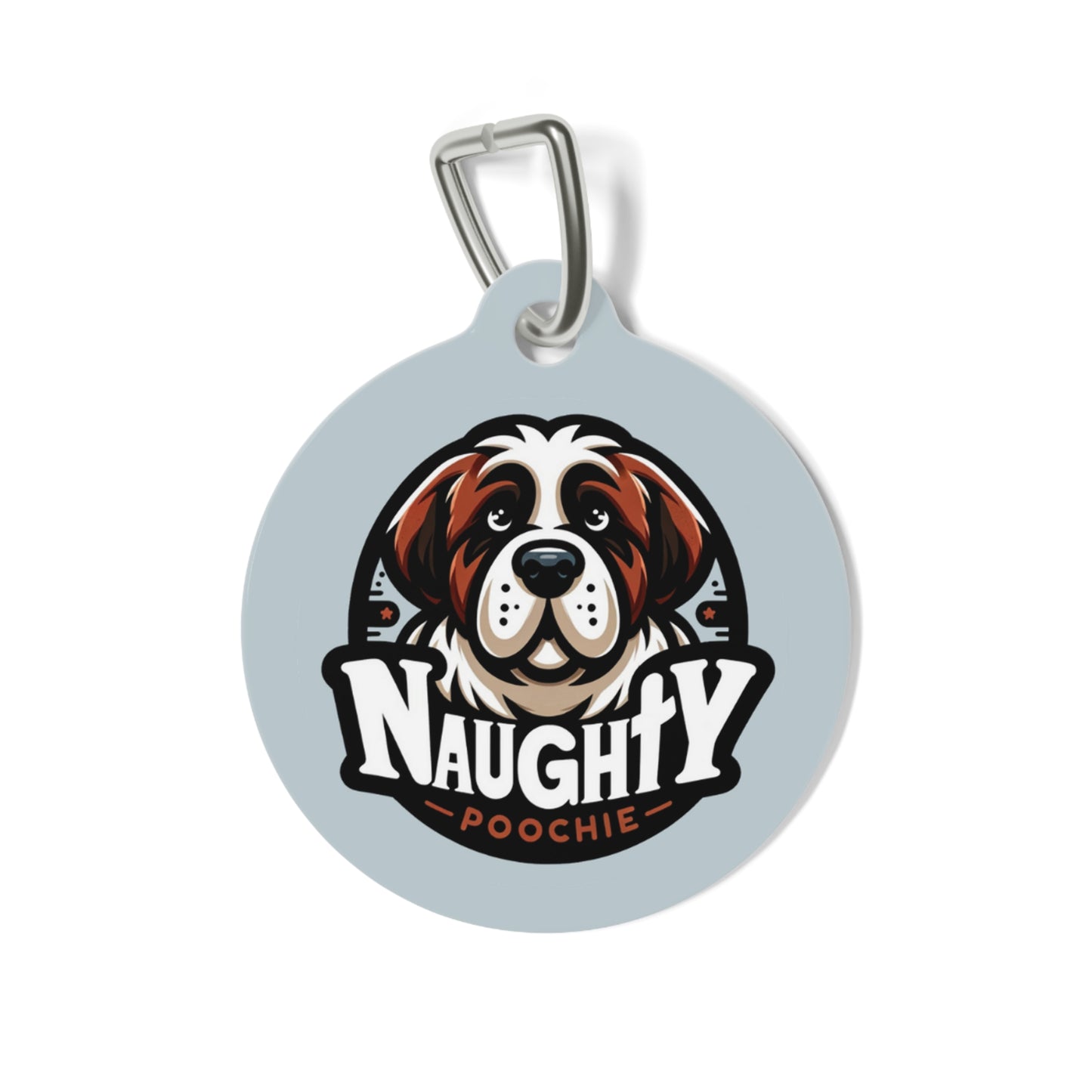 Pet Tag for Naughty St. Bernard