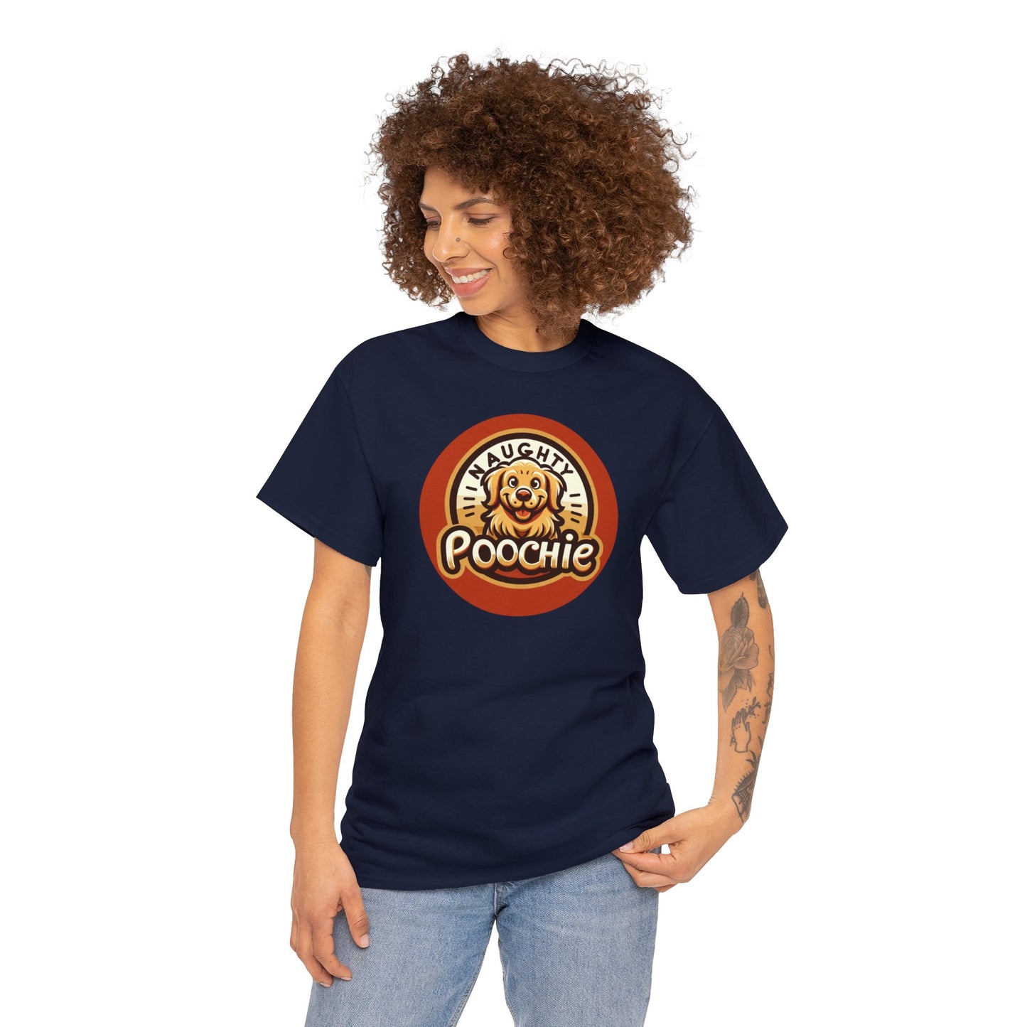 T-Shirt - Naughty Golden Retriever