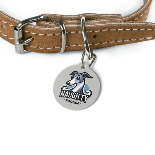 Pet Tag for Naughty Italian Greyhound