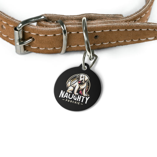 Pet Tag for Naughty White Lab