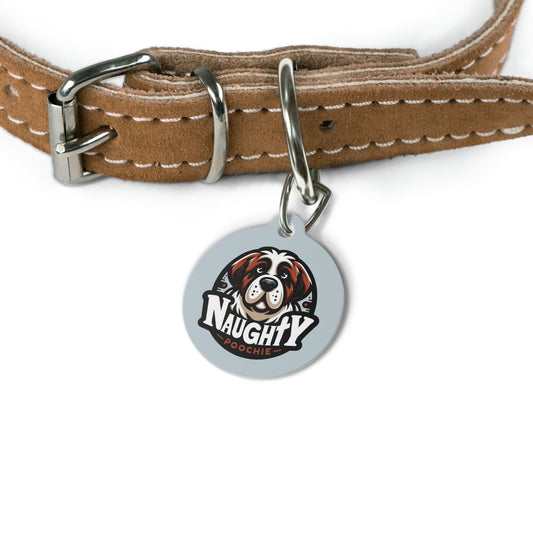 Pet Tag for Naughty St. Bernard