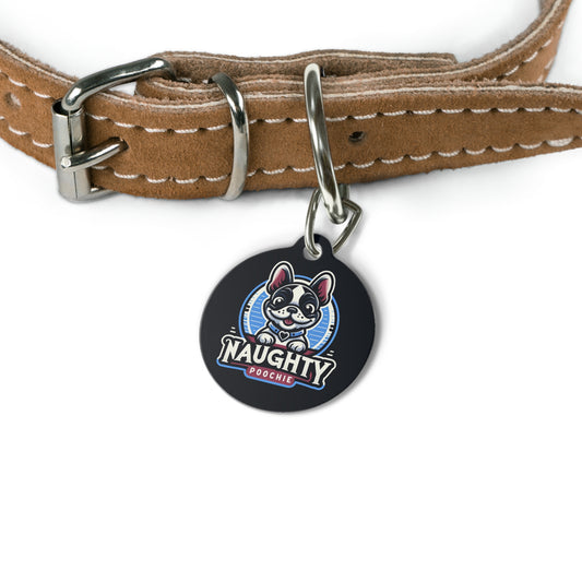 Pet Tag for Naughty French Bulldog