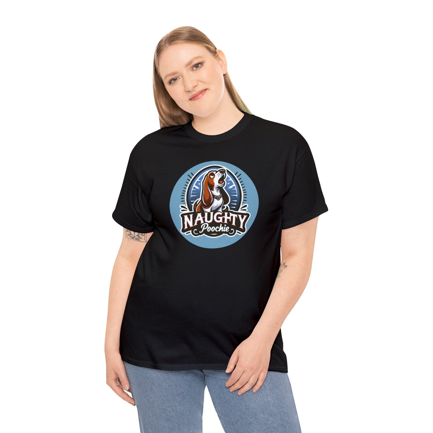 T-Shirt - Naughty Basset Hound