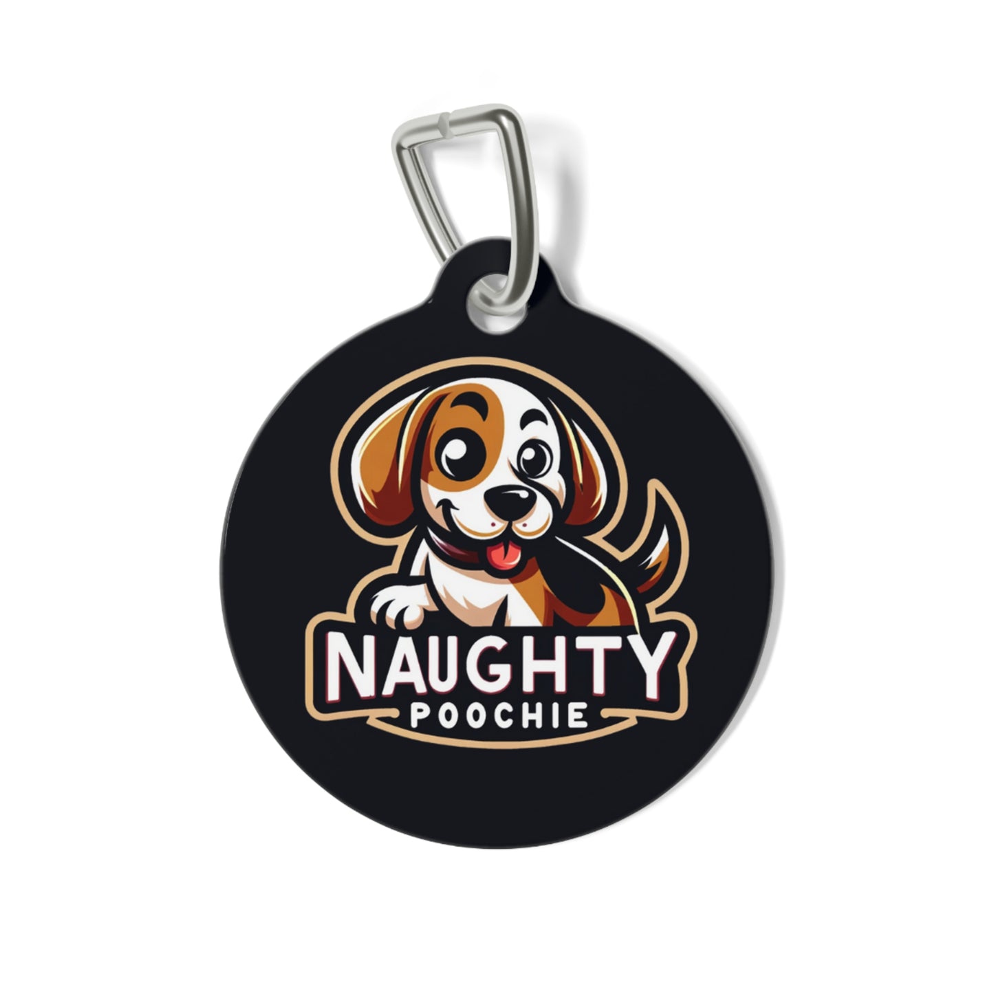 Pet Tag for Naughty Beagle