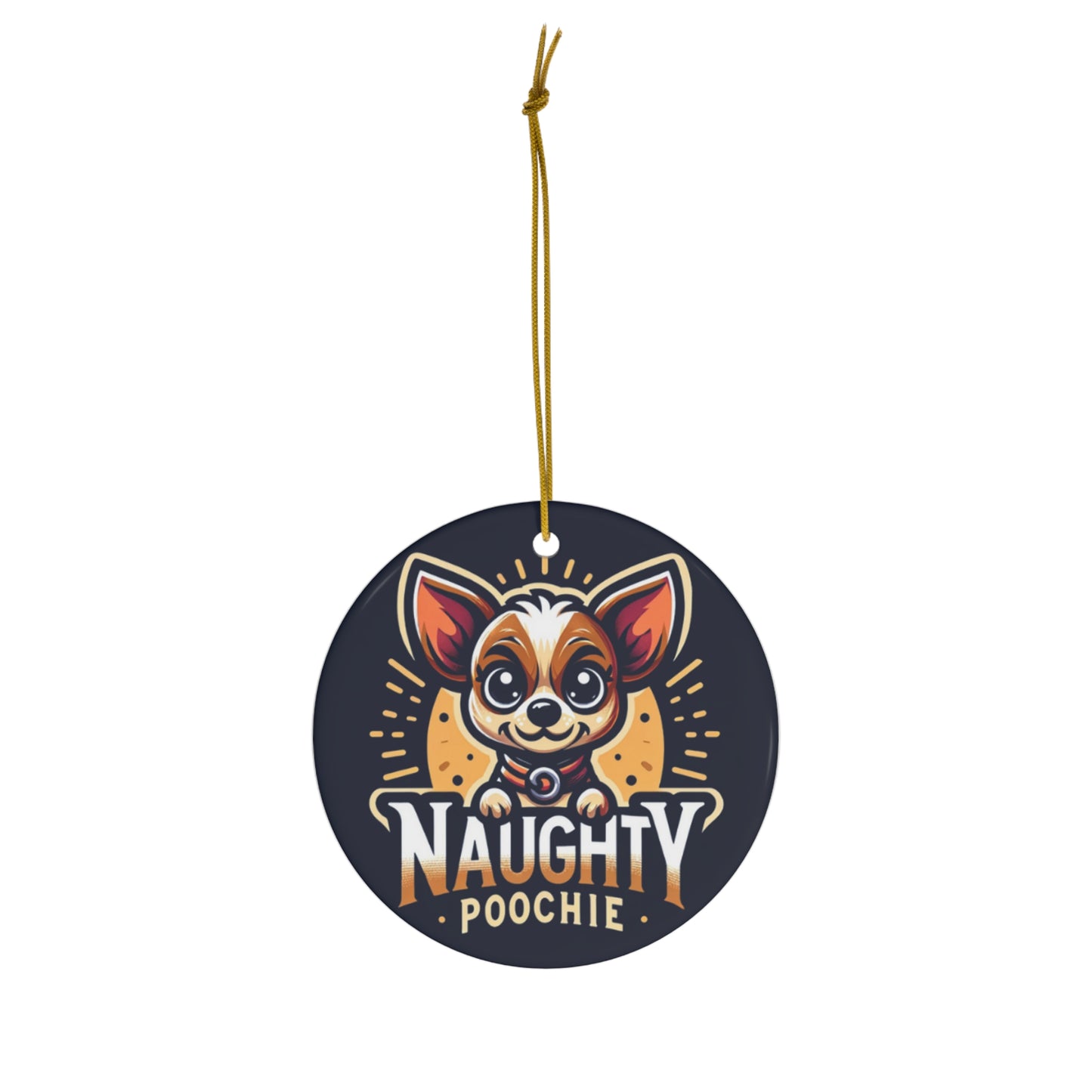 Ceramic Ornament - Naughty Chihuahua