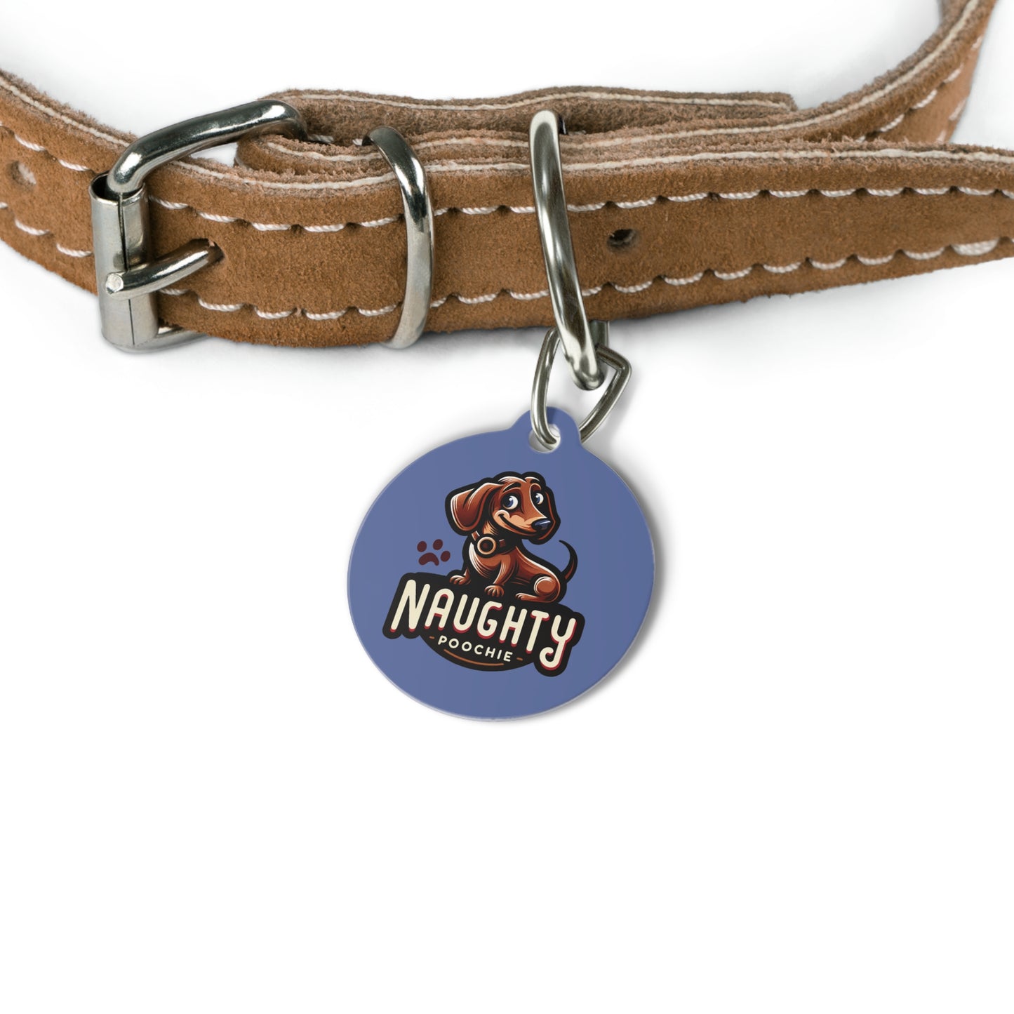 Pet Tag for Naughty Dachshund