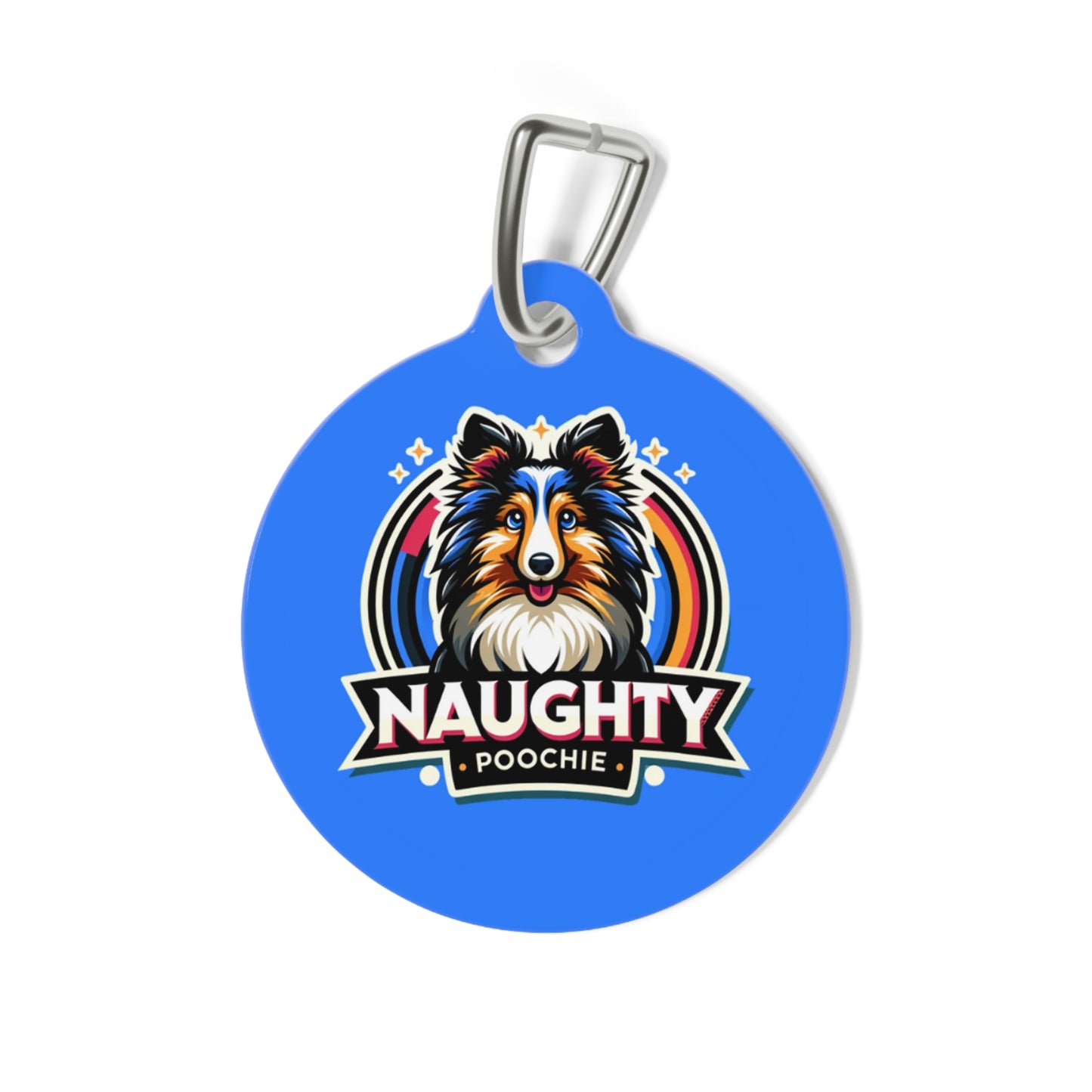 Pet Tag for Naughty Sheltie